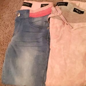 Girls skinny jeans - 2 pair, size 8
